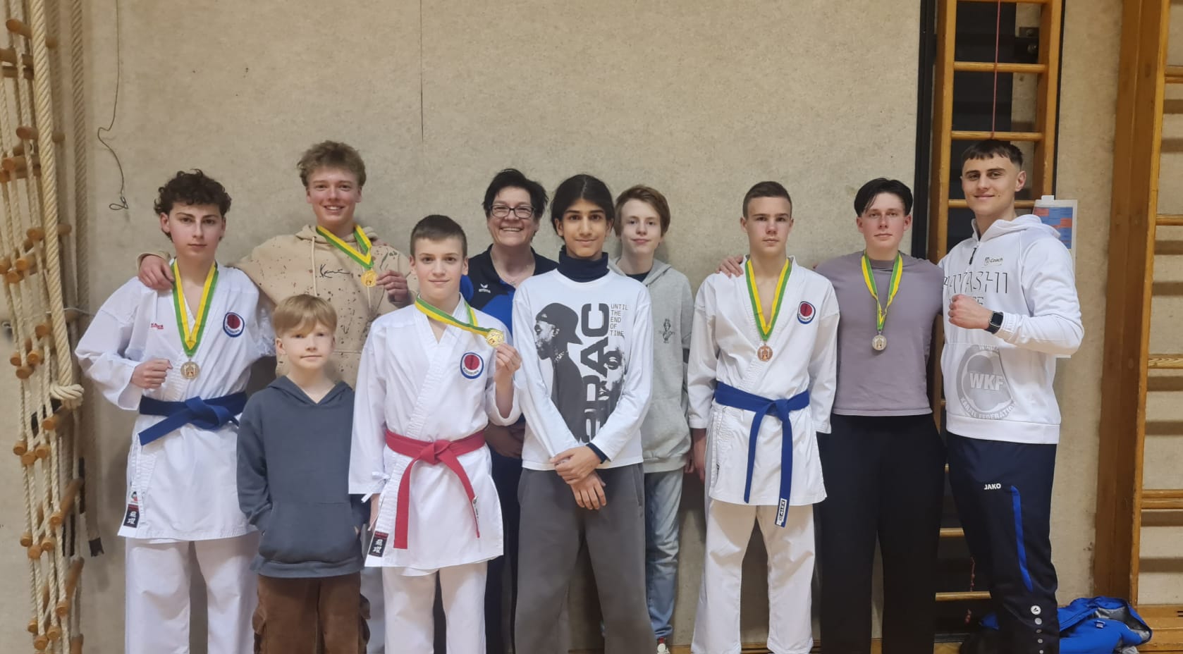 KUMITE-Athleten des Polizei Sport Verein Augsburg e.V. beim Lions Cup 2025