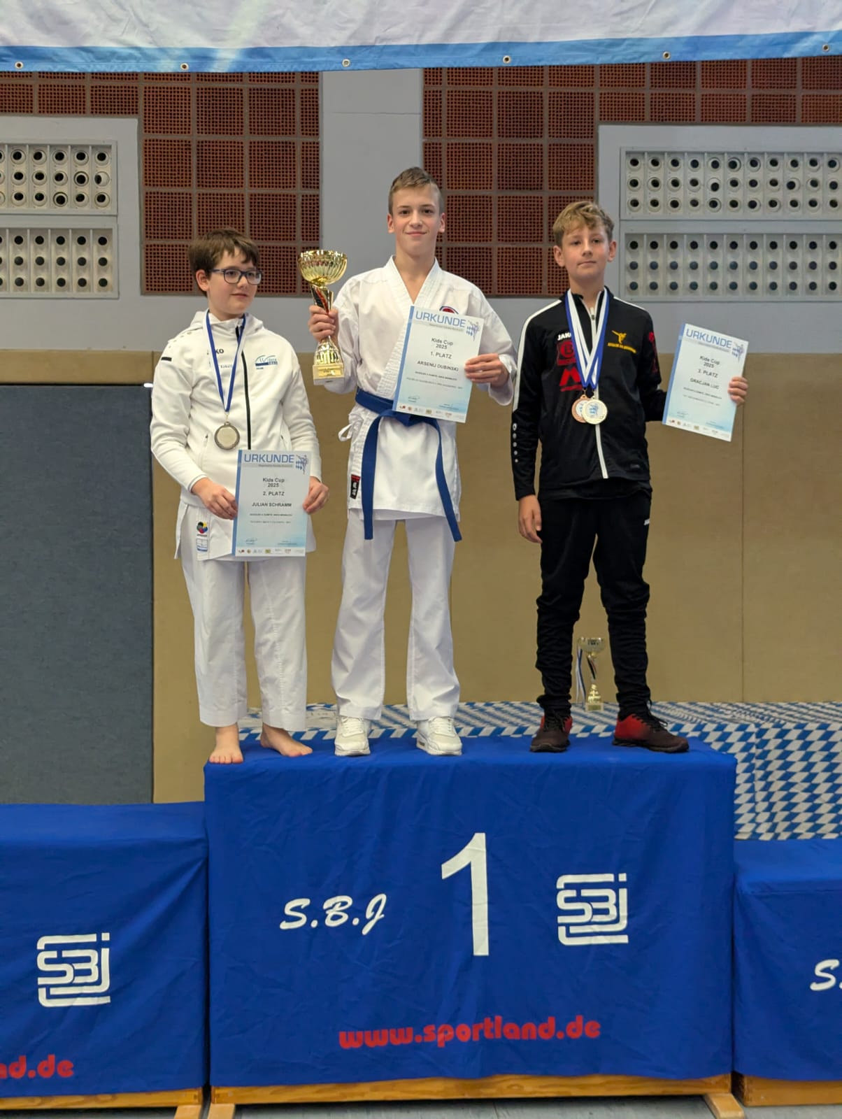 Erfolgreiche KUMITE-Athleten des Polizei Sport Verein Augsburg e.V. beim Kids Cup 2025 Erfolgreiche KUMITE-Athleten des Polizei Sport Verein Augsburg e.V. beim Kids Cup 2025